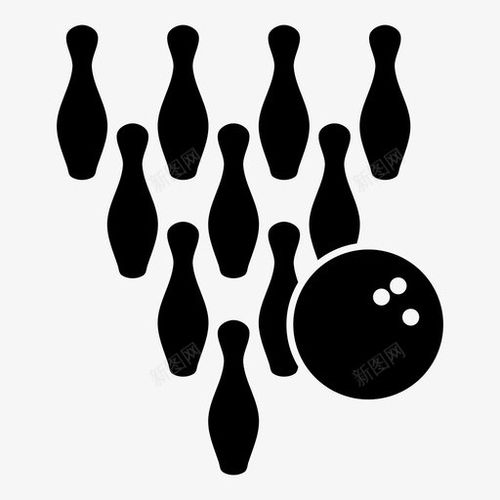 保龄球十柱击图标 标识 标志 ui图标 设计图片 免费下载 页面网页 平面电商 创意素材 滚刷图标