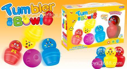 【厂家批发不倒翁保龄球玩具卡通益智保龄球可亲子互动训练手眼协调】价格,厂家,图片,其他益智玩具,汕头市澄海区泳盛塑胶玩具厂-