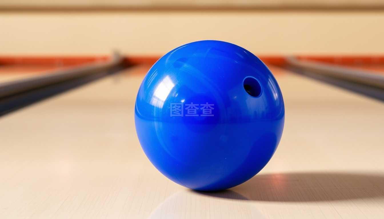 蓝色保龄球